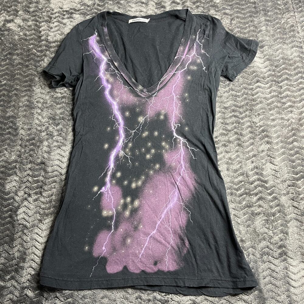 Sweet & Toxic Graphic lightning Tee Size L